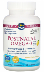 NORDIC NATURALS Postnatal Omega-3 (60 kaps.)