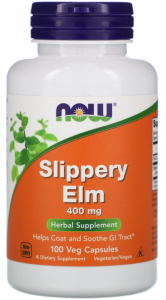 NOW FOODS Slippery Elm 400 mg (100 kaps.)