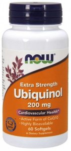 NOW FOODS Ubichinol - Koenzym Q10 200 mg (60 kaps.)