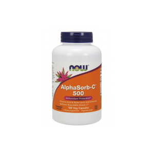 NOW FOODS Neutralna Witamina C (Askorbinian Wapnia) - AlphaSorb-C 500 mg (180 kaps.)