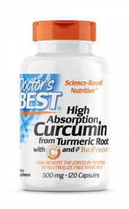 DOCTOR'S BEST Curcumin From Turmeric Root with C3 Complex & BioPerine (120 kaps.)