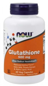 NOW FOODS Glutation 500 mg (60 kaps.)
