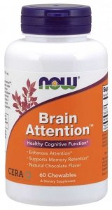 NOW FOODS Brain Attention (60 tabl.)
