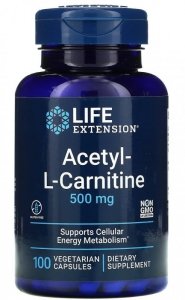 LIFE EXTENSION Acetyl L-Carnitine 500 mg (100 kaps.)