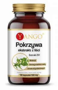 YANGO Pokrzywa - ekstrakt z liści 20:1 (90 kaps.)