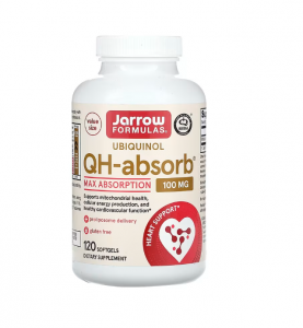 JARROW FORMULAS Ubiquinol QH-absorb 100 mg (120 kaps.)
