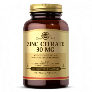 SOLGAR Zinc Citrate - Cynk (100 kaps.)
