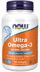 NOW FOODS Ultra Omega-3 1000 mg (90 kaps.)