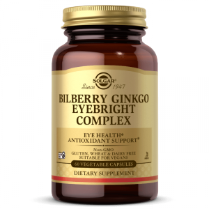 SOLGAR Bilberry Ginkgo Eyebright Complex (60 kaps.) 