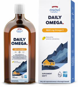OSAVI Daily Omega 1600 mg - smak cytrynowy (500 ml)