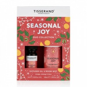 TISSERAND AROMATHERAPY Seasonal Joy Duo Collection - Diffuser Oil & Room Mist (1 x 9 ml, 1 x 100 ml) 