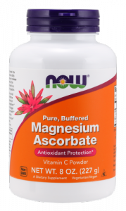 NOW FOODS Buffered Magnesium Ascorbate - Magnez + Witamina C (227 g)