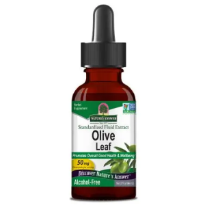 NATURE'S ANSWER Olive Leaf Extract - Ekstrakt z liścia oliwnego (60 ml)