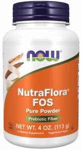 NOW FOODS NutraFlora® FOS - Fruktooligosacharydy w proszku (113 g)