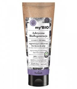 Farmona my`BIO Arktyczna BioRegeneracja Bio-Krem do stóp regenerująco-odżywczy Czarny Świerk 100ml