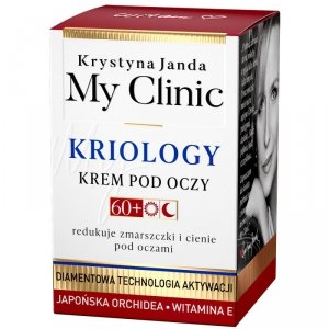 JANDA My Clinic Kriology 60+ Krem pod oczy redukujący zmarszczki i cienie - Japońska Orchidea & Witamina E 15ml