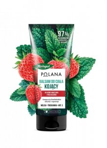 HERBAPOL Polana Balsam do ciała kojący - Melisa & Truskawka & Wit.C 400ml