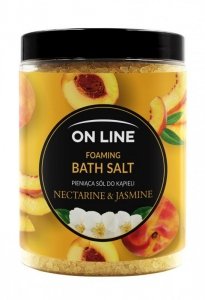 On Line Pieniąca Sól do kąpieli Nectarine & Jasmine 1200g