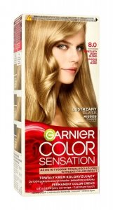 Garnier Color Sensation Krem koloryzujący 8.0 Light Blond- Świetlisty Jasny Blond 1op.