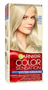 Garnier Color Sensation Krem koloryzujący S9 Silver Ash Blonde - Srebrny Platynowy Blond 1op.