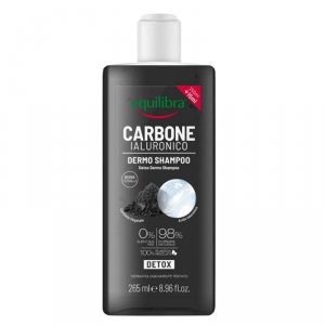 EQUILIBRA Carbone Szampon do włosów oczyszczający z aktywnym węglem Detox  265ml