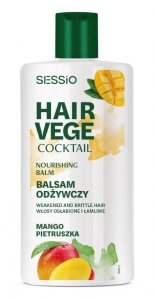 SESSIO Hair Vege Coctail Balsam odżywczy do włosów osłabionych i łamliwych - Mango i Pietruszka 300ml