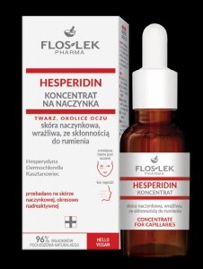 FLOSLEK Pharma Hesperidin Koncentrat na naczynka - skóra naczynkowa,wrażliwa ze skłonnością do rumienia 30ml