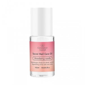 CONSTANCE CARROLL Secret Nail Care Oil Regeneracyjna Oliwka do skórek i paznokci - Strawberry&Vanilla 10ml