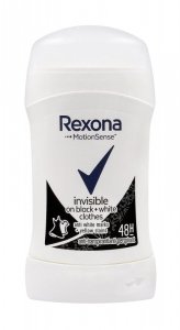 Rexona Motion Sense Woman Dezodorant w sztyfcie Invisible Black & White  40ml