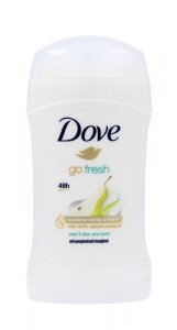 Dove Antyperspiranty Go Fresh sztyft  Pear&Aloe Vera  40g