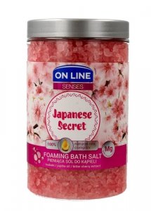 On Line Senses Pieniąca Sól do kąpieli Japanese Secret 480ml