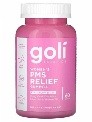 GOLI Nutrition Women's PMS Relief – 60 żelek