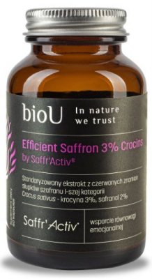 BIOU Szafran - Efficient Saffron by Saffr&#039;Activ (60 kaps.)