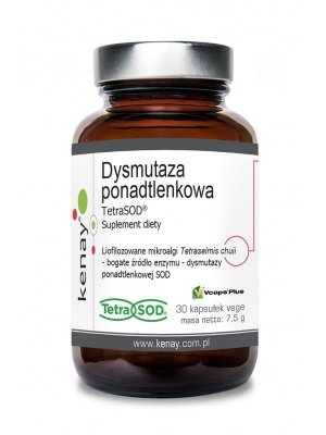 KENAY SOD 750 IU - Dysmutaza ponadtlenkowa TetraSOD (30 kaps.)