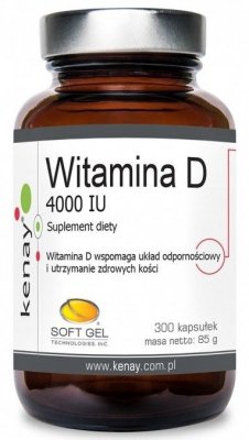 KENAY Witamina D3 4000 IU (300 kaps.)