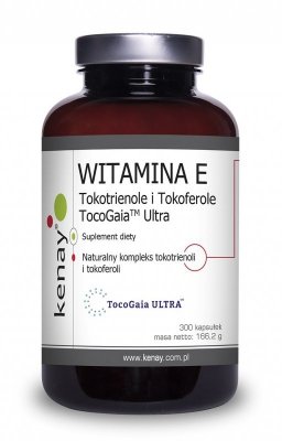 KENAY Witamina E Tokotrienole i Tokoferole TocoGaia Ultra (300 kaps.)