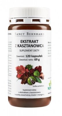 KRAUTERHAUS SANCT BERNHARD Ekstrakt z kasztanowca (120 kaps.)