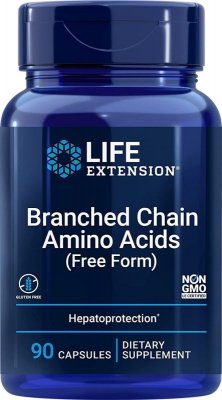 LIFE EXTENSION Branched Chain Amino Acids (BCAA) (90 kaps.)