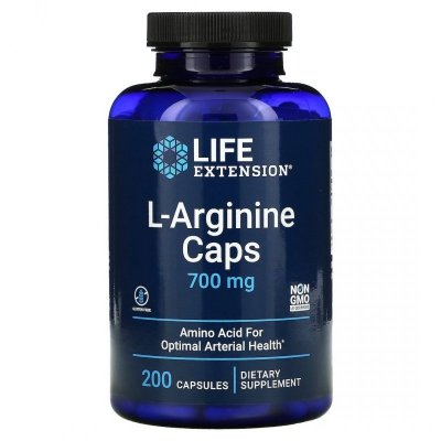 LIFE EXTENSION L-Arginina 700 mg (200 kaps.)