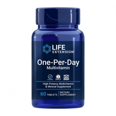 LIFE EXTENSION One-Per-Day Multivitamin - Zestaw Witamin i Minerałów (60 tabl.)