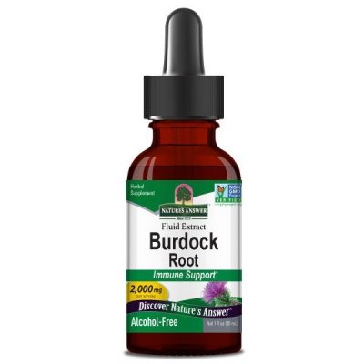 NATURE&#039;S ANSWER Burdock Root - Korzeń Łopianu (30 ml)