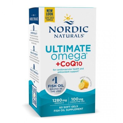 NORDIC NATURALS Ultimate Omega + CoQ10 (60 kaps.)