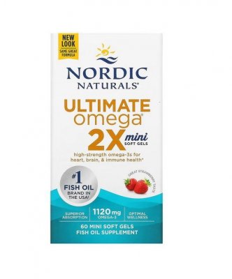 NORDIC NATURALS Ultimate Omega 2X Mini (60 kaps.)