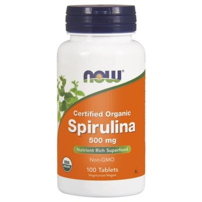 NOW FOODS Spirulina 500 mg (100 tabl.)