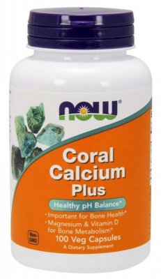 NOW FOODS Coral Calcium Plus (100 kaps.)