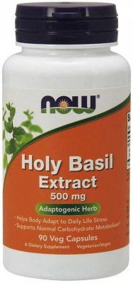 NOW FOODS Holy Basil Extract - Tulsi - Bazylia (90 kaps.)