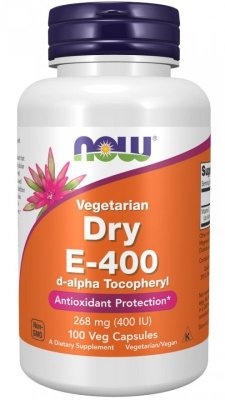 NOW FOODS Witamina E-400 Dry (100 kaps.)