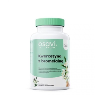 OSAVI Kwercetyna z bromelainą (120 kaps.)