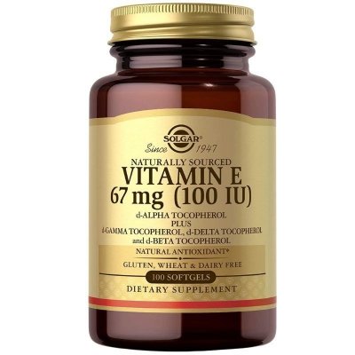 SOLGAR Vitamin E - Witamina E 67 mg (100 IU)  (100 kaps.)