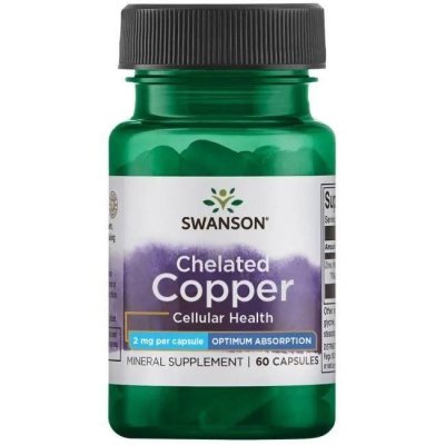 SWANSON Albion Chelat Miedzi 2mg (60 kaps.)